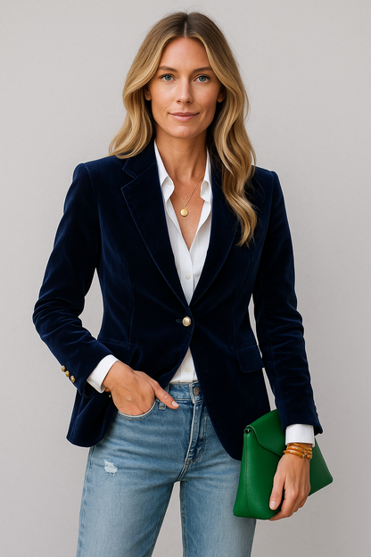 Manon - Blazer elegante in velluto di alta qualità