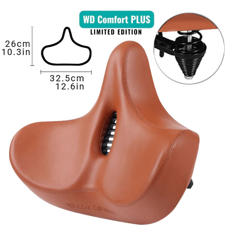 RideZen - Sella per bicicletta extra large, ergonomica, confortevole e traspirante