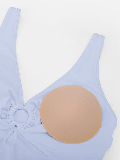Costume da bagno modellante con dettaglio ad anello – Controllo della pancia e spalline regolabili per donne