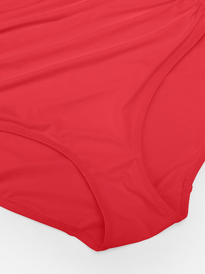 Costume da bagno modellante con dettaglio ad anello – Controllo della pancia e spalline regolabili per donne