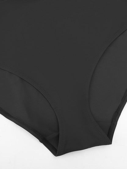 Costume da bagno modellante con gonna – Elegante swimdress con effetto modellante per donne