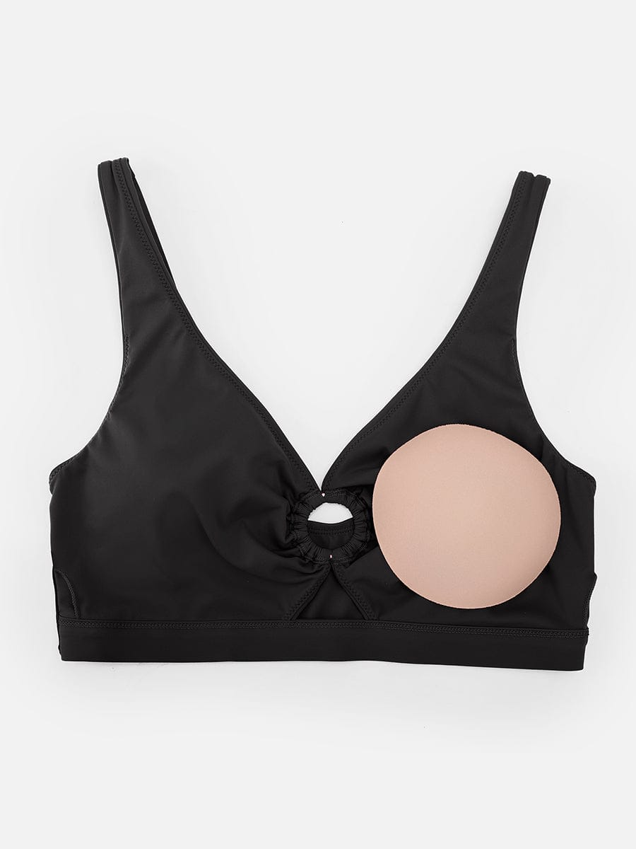 Set Bikini Modellante con Vita Alta e Ruches – Elegante Set di Costumi da Bagno Push-Up per Donne