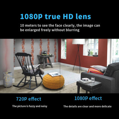 MiniVigi - Mini-Camera Wi-Fi impermeabile 1080P con visione notturna a 160°