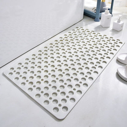 Luxbain - Tappetino da doccia antiscivolo di lusso – Tappetino da bagno igienico e resistente alla muffa con forti ventose e sistema di drenaggio rapido