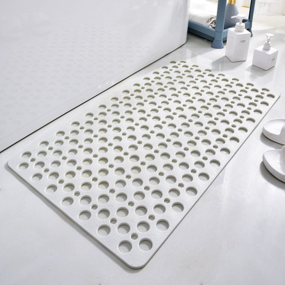 Luxbain - Tappetino da doccia antiscivolo di lusso – Tappetino da bagno igienico e resistente alla muffa con forti ventose e sistema di drenaggio rapido