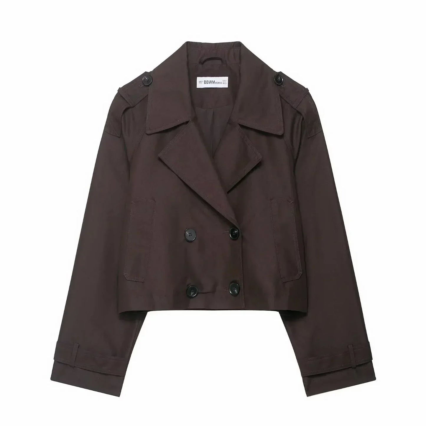 Adélie - Elegante Trenchcoat per Donne | Doppiopetto e Tasche Pratiche
