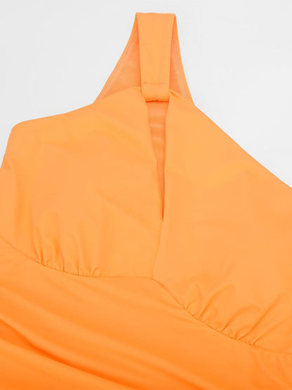 Costume da bagno asimmetrico con cut-out – Modellante & Elegante look a spalla unica per donne
