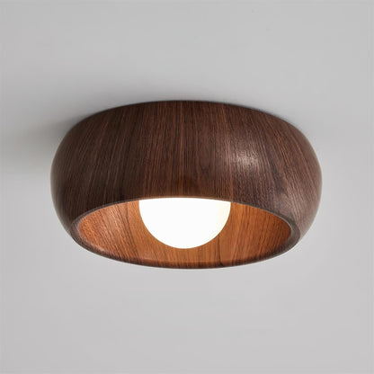 LigneNature - Lampada da soffitto moderna minimalista effetto legno