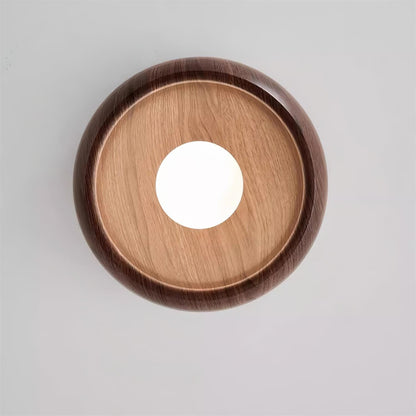 LigneNature - Lampada da soffitto moderna minimalista effetto legno