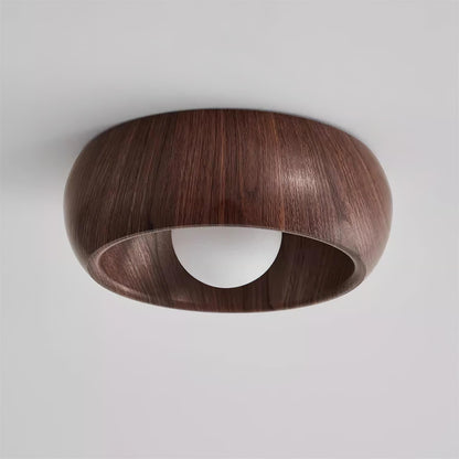LigneNature - Lampada da soffitto moderna minimalista effetto legno