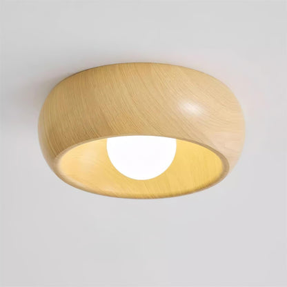 LigneNature - Lampada da soffitto moderna minimalista effetto legno