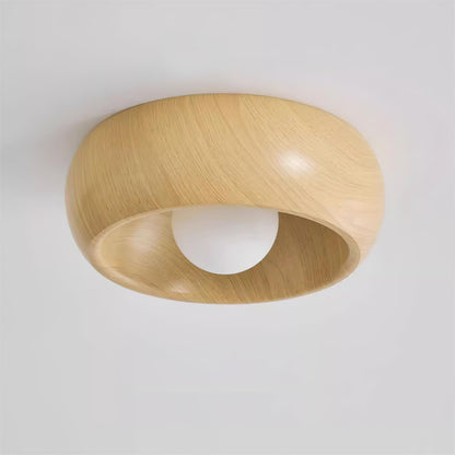 LigneNature - Lampada da soffitto moderna minimalista effetto legno