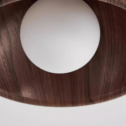 LigneNature - Lampada da soffitto moderna minimalista effetto legno