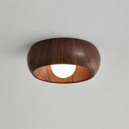 LigneNature - Lampada da soffitto moderna minimalista effetto legno