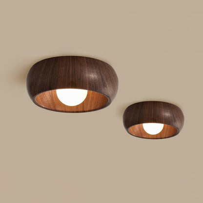 LigneNature - Lampada da soffitto moderna minimalista effetto legno
