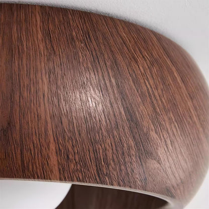 LigneNature - Lampada da soffitto moderna minimalista effetto legno