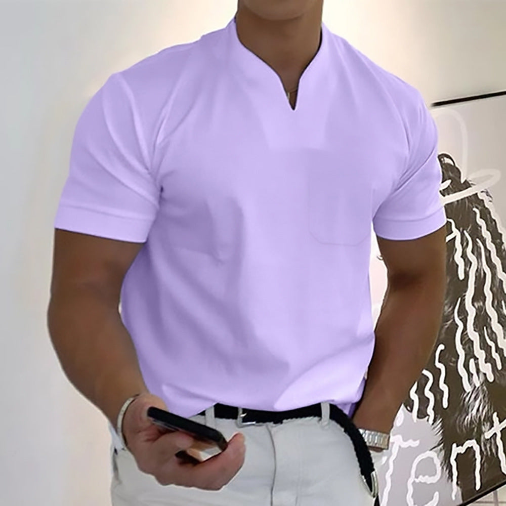 Honoré - T-Shirt da Uomo Business & Sport con Maniche Corte