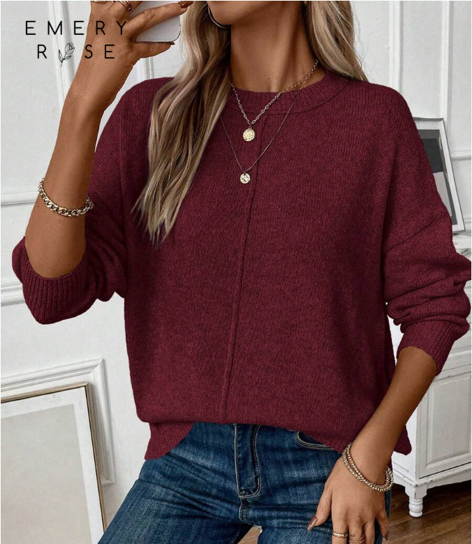 Florémyra - Maglione primaverile senza tempo in maglia leggera con maniche lunghe per donne