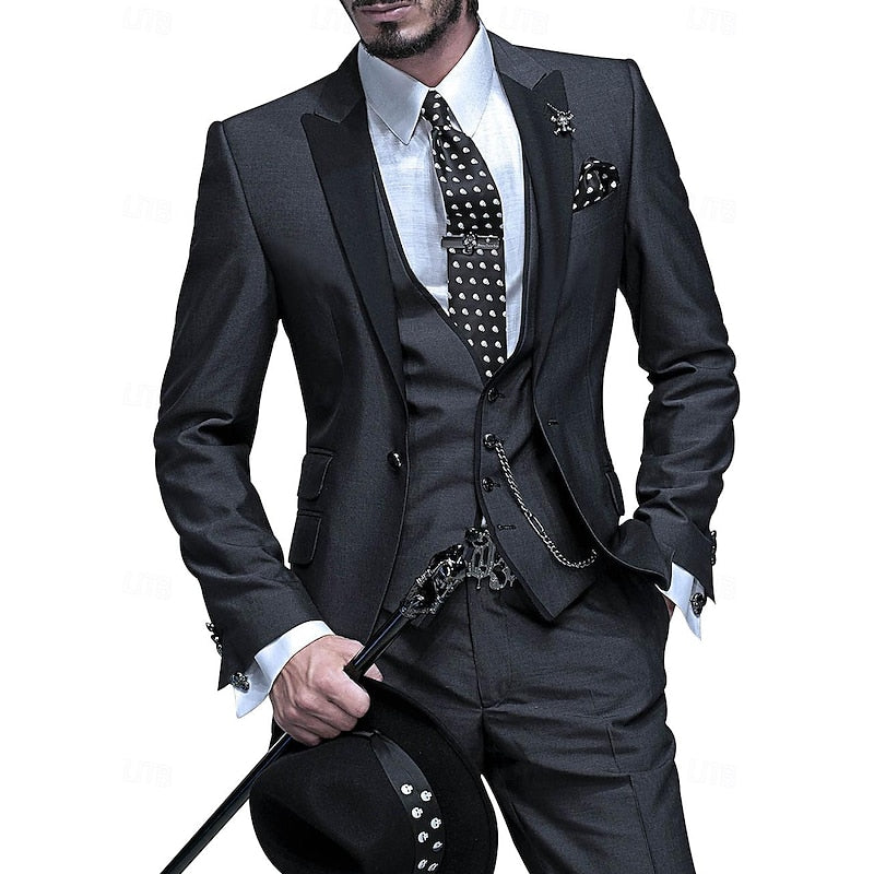 completo uomo elegante 3 pezzi