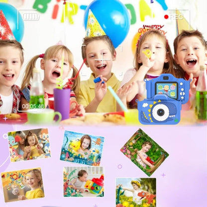 Clicivie - Macchina fotografica digitale per bambini a forma di un carino dinosauro