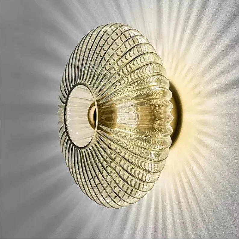Rétrolume - Applique retro in vetro LED moderno