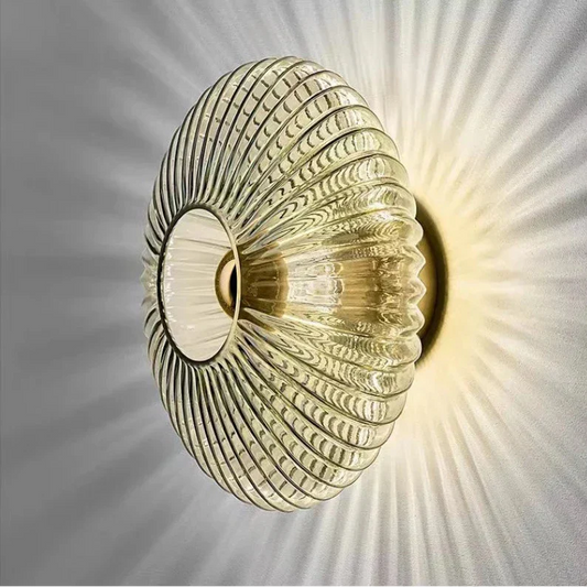 Rétrolume - Applique retro in vetro LED moderno