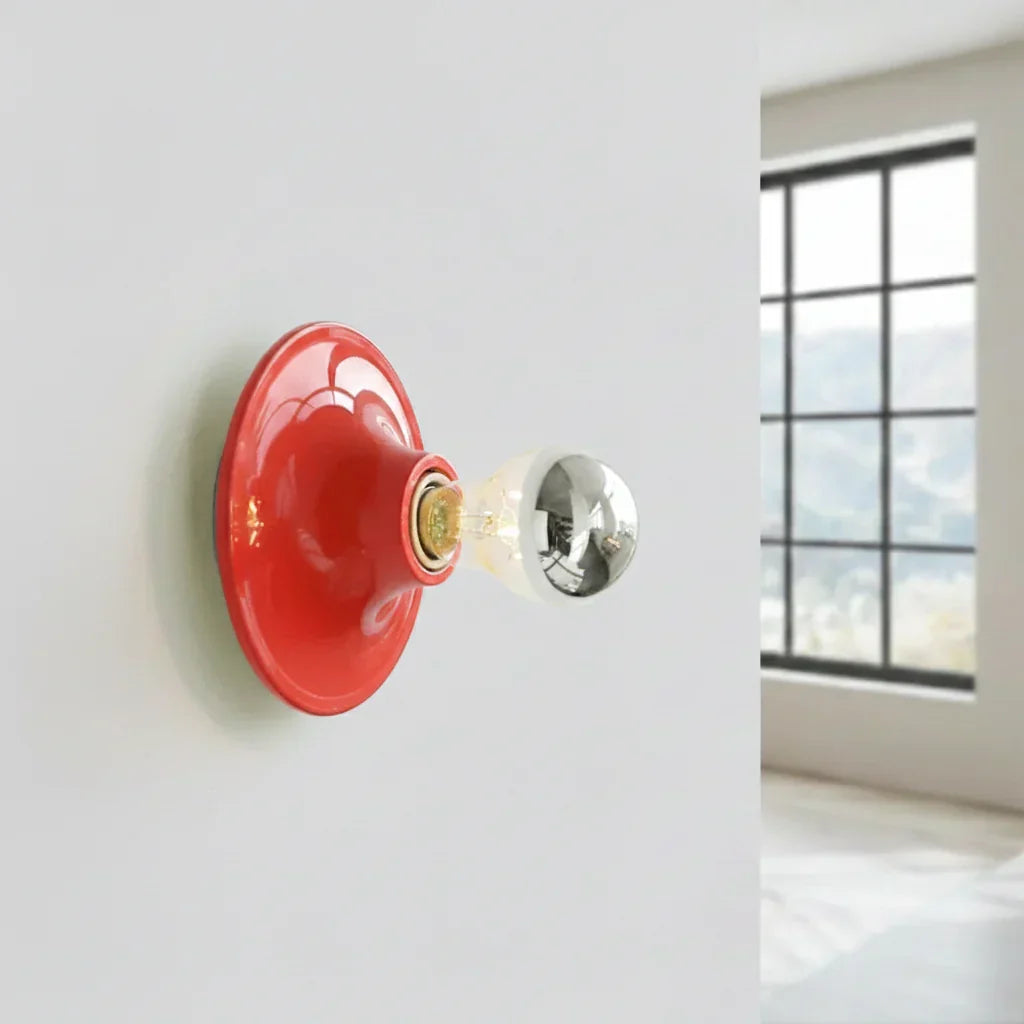 Ferivio - Lampada da parete colorata in ferro dal design moderno e creativo