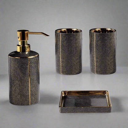 Céravie - Set da bagno in ceramica lussuoso – 4 pezzi