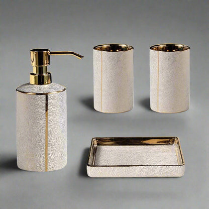 Céravie - Set da bagno in ceramica lussuoso – 4 pezzi