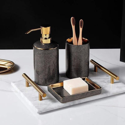Céravie - Set da bagno in ceramica lussuoso – 4 pezzi