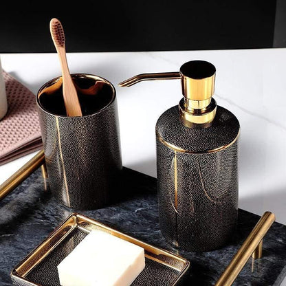 Céravie - Set da bagno in ceramica lussuoso – 4 pezzi