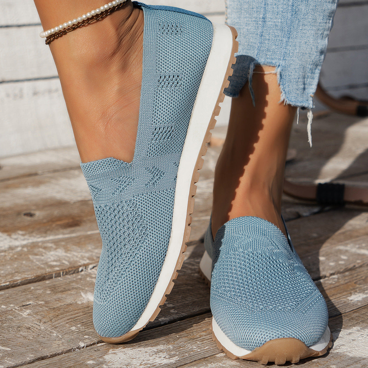 Maëvora - Scarpe Slip-On Ortopediche e Traspiranti per un Comfort Ottimale durante Lunghe Passeggiate e Gite in Città