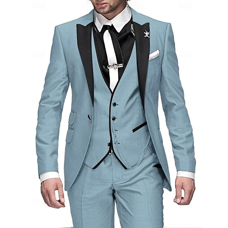 completo uomo elegante 3 pezzi
