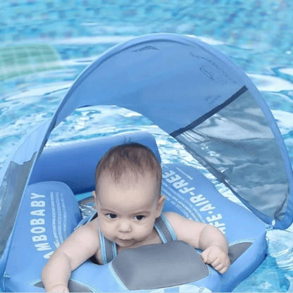Aquivie - Bracciale da nuoto per bambini BabySwim con cappuccio di sicurezza per nuotare in acqua in sicurezza - Estate