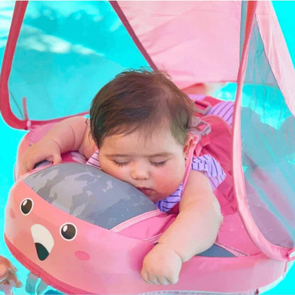 Aquivie - Bracciale da nuoto per bambini BabySwim con cappuccio di sicurezza per nuotare in acqua in sicurezza - Estate