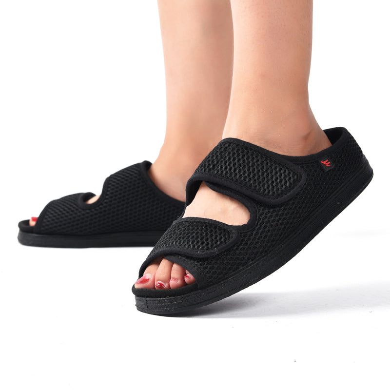 Pantofole con Velcro Comode per Donne – Ciabatte Traspiranti per Comfort Quotidiano e Casa