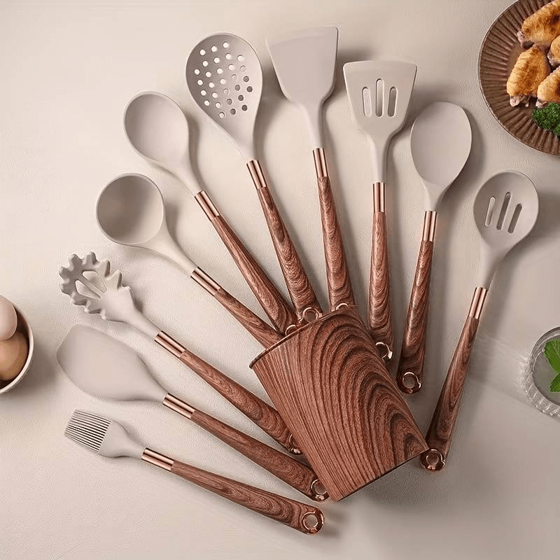 Auralis - Set da Cucina in Silicone di Lusso – 10 Pezzi