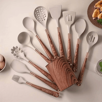 Auralis - Set da Cucina in Silicone di Lusso – 10 Pezzi