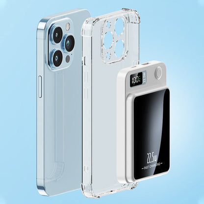 Powerbank magnetica 10000mAh con display e ricarica rapida 22,5W – Caricatore wireless per iPhone