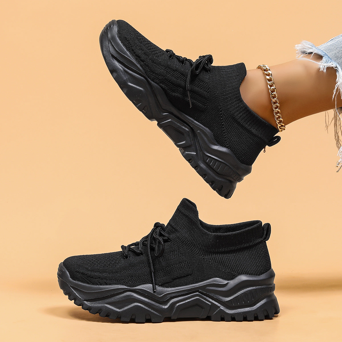 Céliane - Sneakers Ortopediche Traspiranti con Suola Bianca per un Comfort Ottimale durante Lunghe Passeggiate e Viaggi in Città