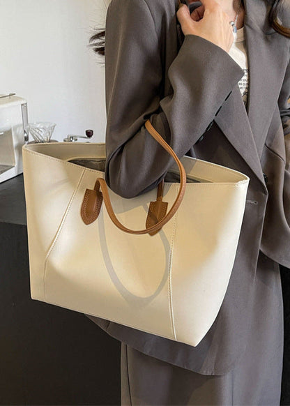 Ambrilys - Grande Shopper Classico in Pelle Vegana per Donne