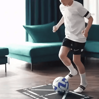 Trainix - Tappeto da allenamento professionale per calcio e programma di allenamento video interattivo