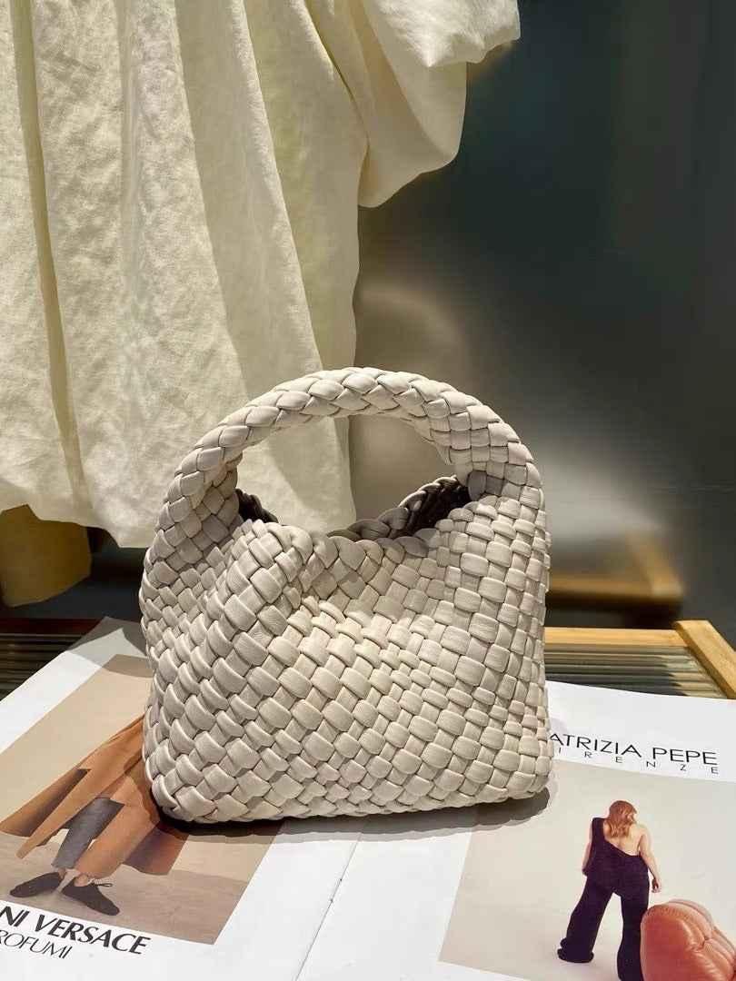 Mini borsa a spalla intrecciata per donne – Elegante borsa a tracolla dallo stile moderno