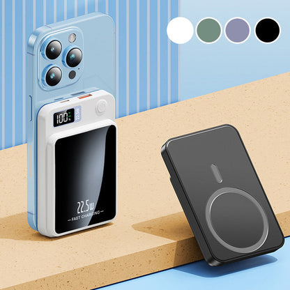 Powerbank magnetica con ricarica rapida da 22,5W – Batteria da 10.000mAh con display LED per iPhone e Android
