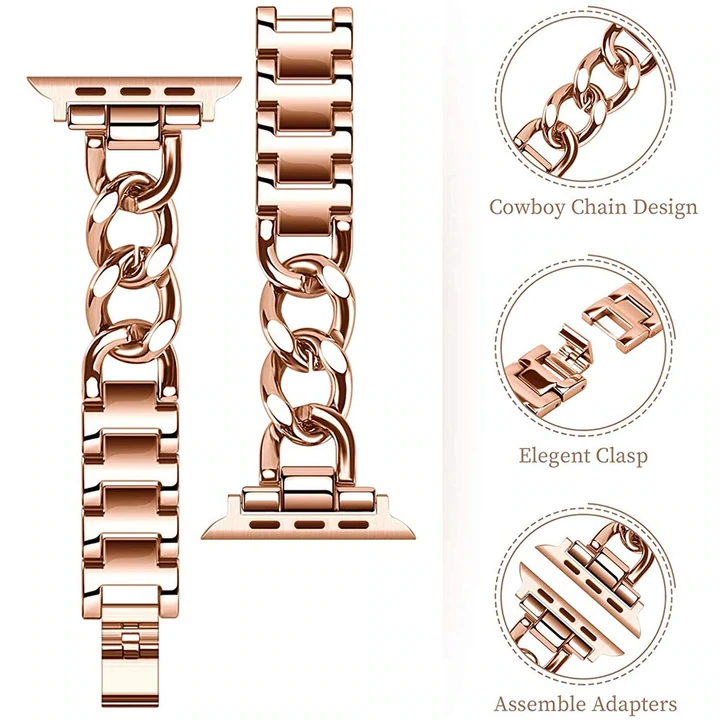 Félicia - Smartwatch di lusso per donne con bracciale a maglie