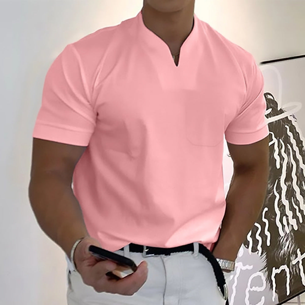 Honoré - T-Shirt da Uomo Business & Sport con Maniche Corte
