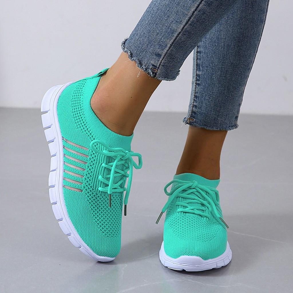 Sneaker da donna traspiranti con suola in memory – Scarpe leggere in mesh per il quotidiano e il comfort