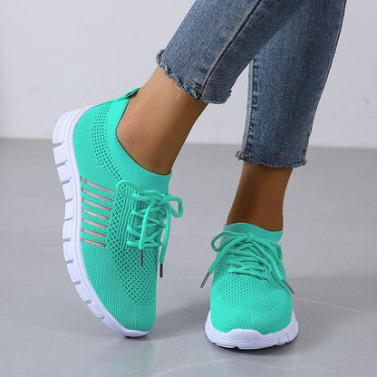 Sneaker da donna traspiranti con suola in memory – Scarpe leggere in mesh per il quotidiano e il comfort