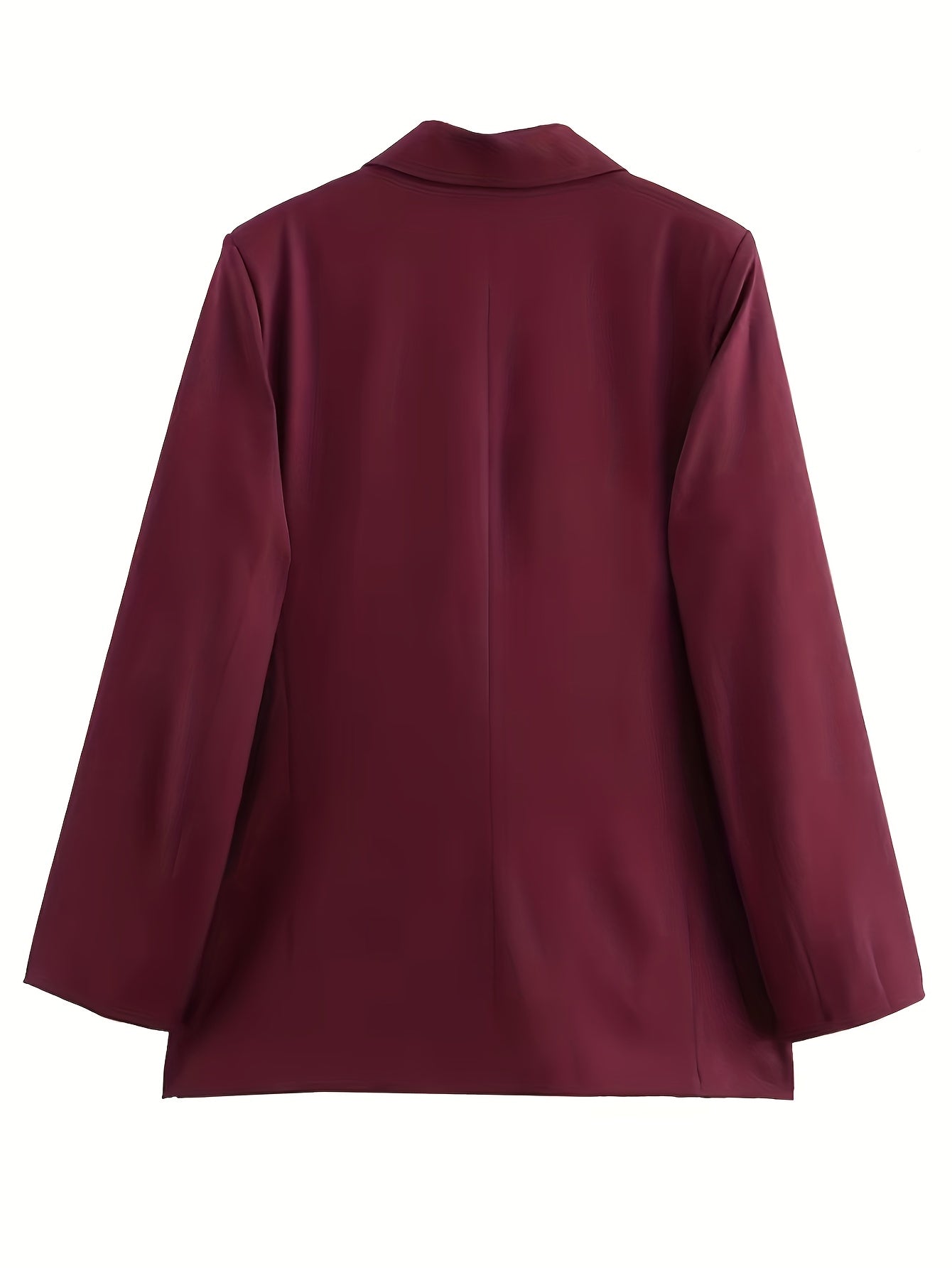Iréva - Blazer Oversize Classico Bordeaux per Donne – Giacca di Transizione