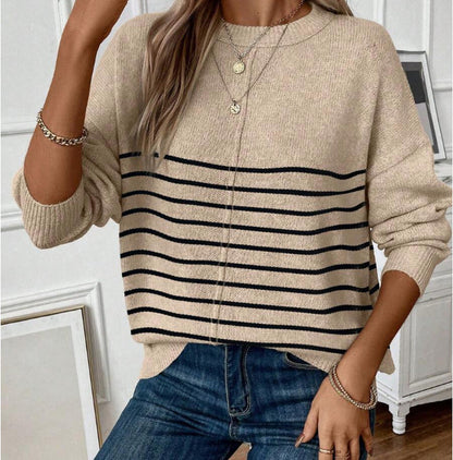 Florémyra - Maglione primaverile senza tempo in maglia leggera con maniche lunghe per donne